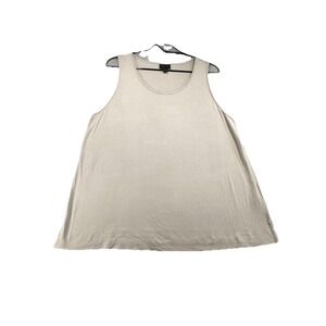 J Jill Wearever‎ Collection Ranyon Tank Top  Beige Size L